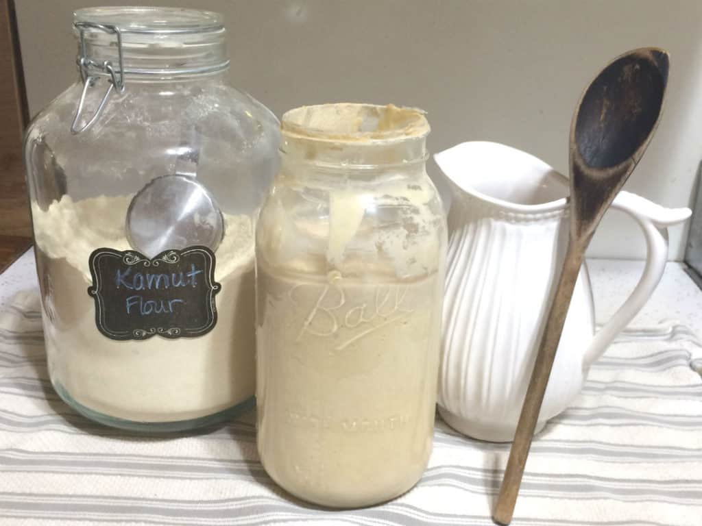 sourdough starter from scratch two ingredients