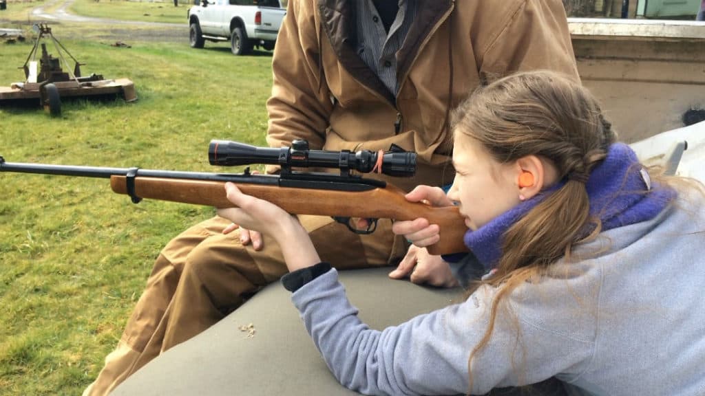 Family Adventures Plinking student sight