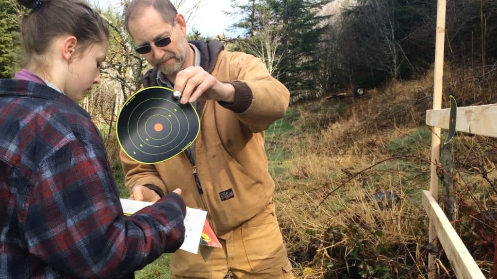 Family Adventures Plinking target