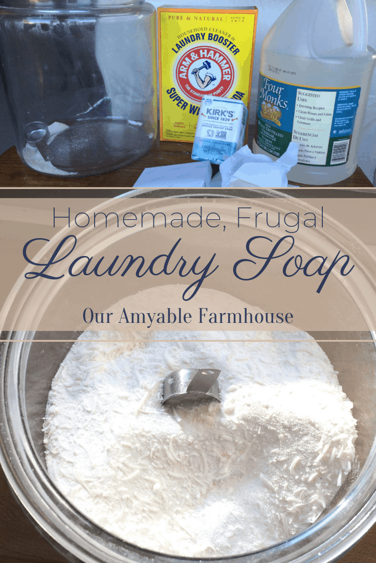 Homemade laundry soap #frugal #diy #healthy #skin #allnaturalingredients #clean #nontoxichome