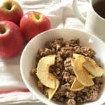 Rustic Apple Pie Granola fall breakfast