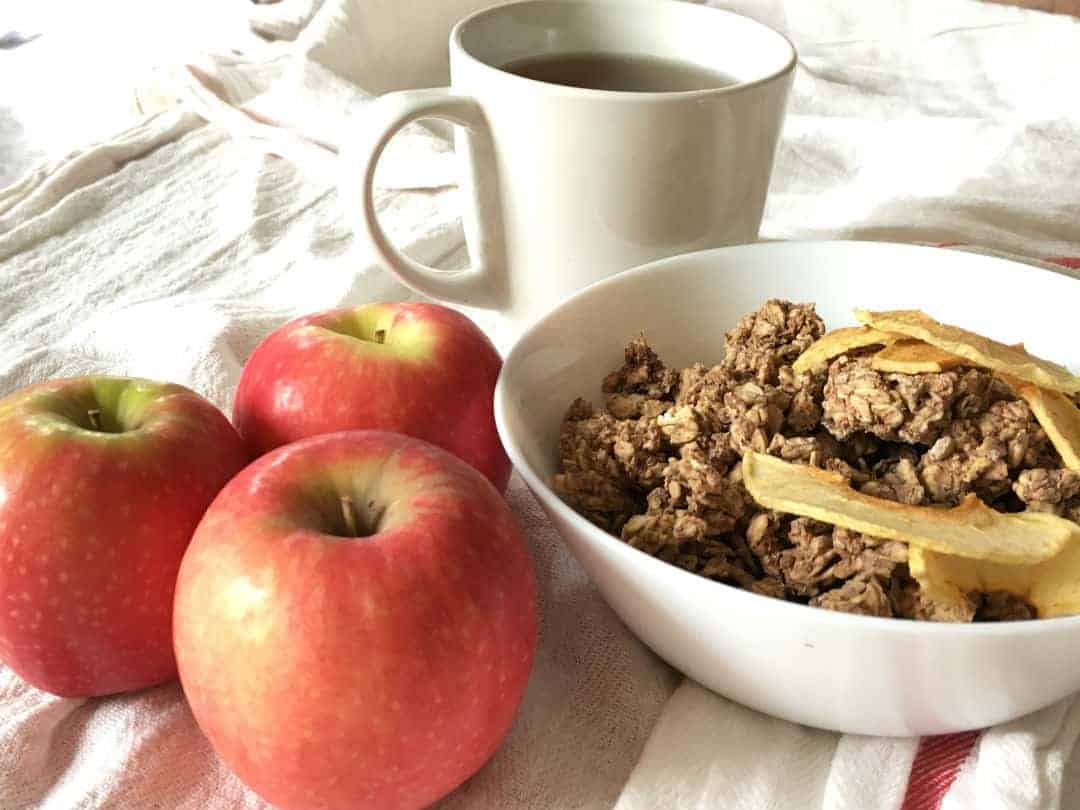 Rustic Apple Pie Granola harvest fall simple healthy