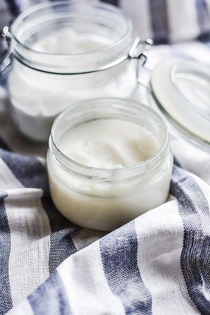 coconut oil ingredient for hard lotion and lip balm