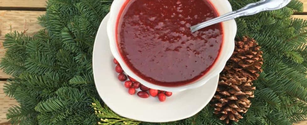 Easiest Whole Food Spiced Cranberry Sauce easy recipe