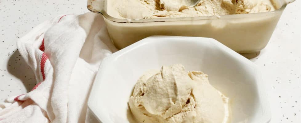 scoopable homemade ice cream salted caramel