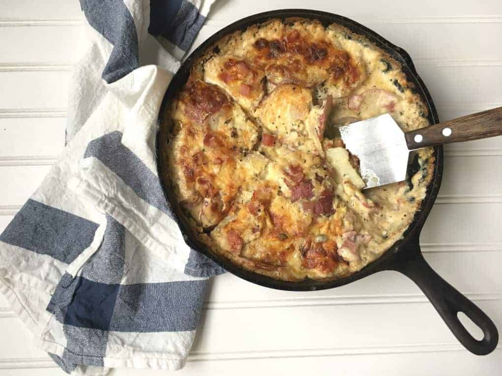 simple au gratin potatoes easy skillet dinner from scratch