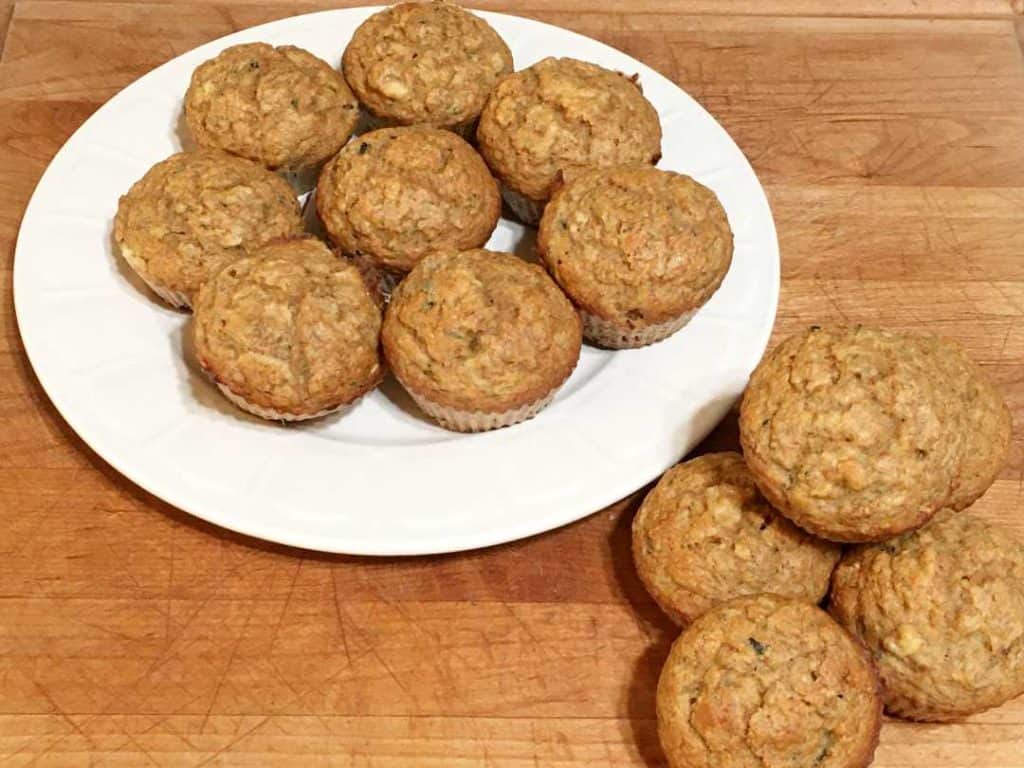 How to make from-scratch, whole grain, naturally sweetened einkorn banana muffins.